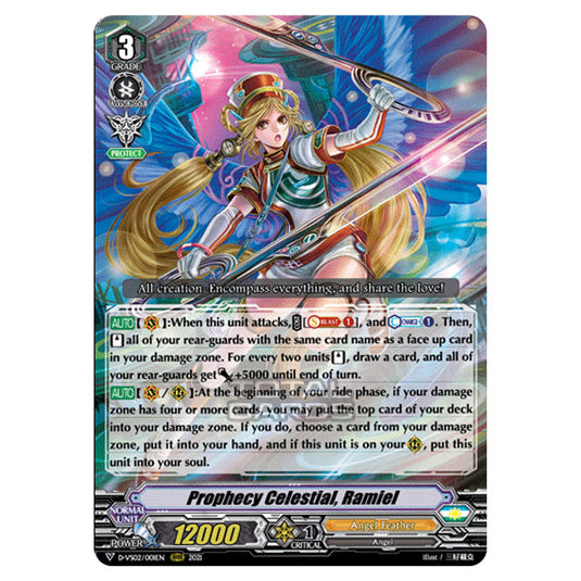 Cardfight!! Vanguard - D-VS02 - Clan Collection Vol.2 - Prophecy Celestial, Ramiel (RRR) D-VS02/001