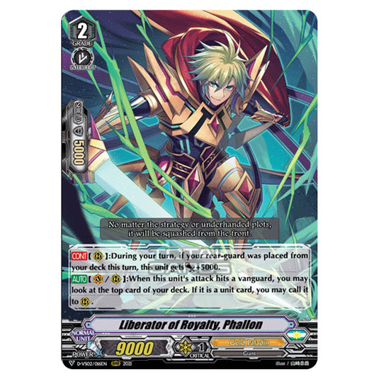 Cardfight!! Vanguard - D-VS02 - Clan Collection Vol.2 - Liberator of Royalty, Phallon (RRR) D-VS02/016