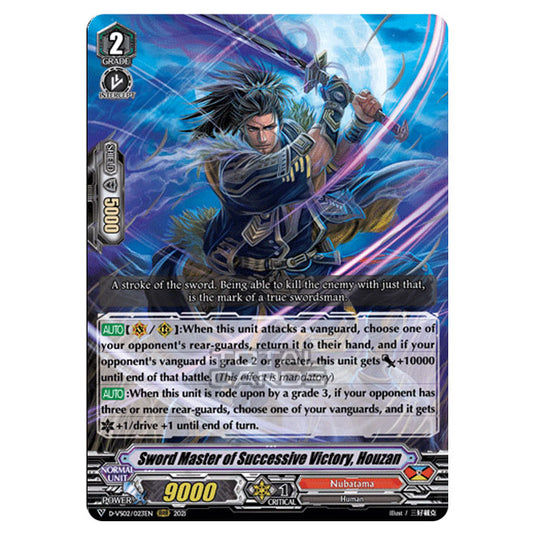 Cardfight!! Vanguard - D-VS02 - Clan Collection Vol.2 - Master Swordsman of Successive Victory, Houzan (RRR) D-VS02/023