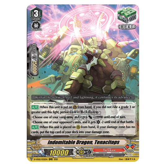 Cardfight!! Vanguard - D-VS02 - Clan Collection Vol.2 - Indomitable Dragon, Tenacitops (RRR) D-VS02/032