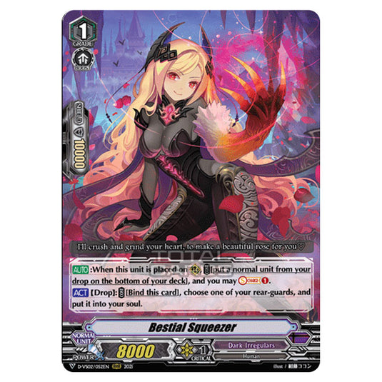 Cardfight!! Vanguard - D-VS02 - Clan Collection Vol.2 - Bestial Squeezer (RRR) D-VS02/052