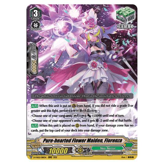 Cardfight!! Vanguard - D-VS02 - Clan Collection Vol.2 - Pure-hearted Flower Maiden, Fiorenza (RRR) D-VS02/081