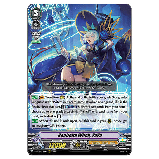 Cardfight!! Vanguard - D-VS03 - Clan Collection Vol.3 - Benitoite Witch, YoYo (RRR) D-VS03/008