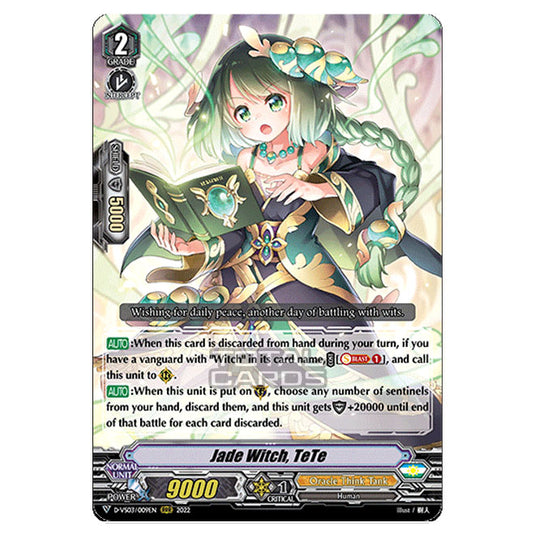 Cardfight!! Vanguard - D-VS03 - Clan Collection Vol.3 - Jade Witch, TeTe (RRR) D-VS03/009