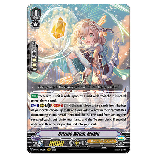 Cardfight!! Vanguard - D-VS03 - Clan Collection Vol.3 - Citrine Witch, MuMu (RRR) D-VS03/010