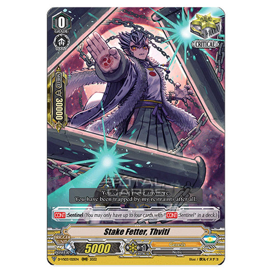 Cardfight!! Vanguard - D-VS03 - Clan Collection Vol.3 - Stake Fetter, Thviti (RRR) D-VS03/021