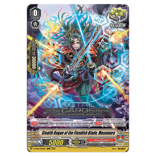 Cardfight!! Vanguard - D-VS03 - Clan Collection Vol.3 - Stealth Rogue of the Fiendish Blade, Masamura (RRR) D-VS03/035