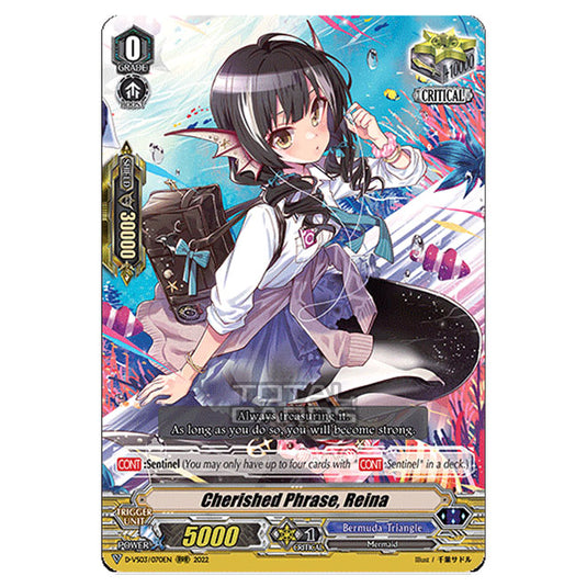 Cardfight!! Vanguard - D-VS03 - Clan Collection Vol.3 - Cherished Phrase, Reina (RRR) D-VS03/070