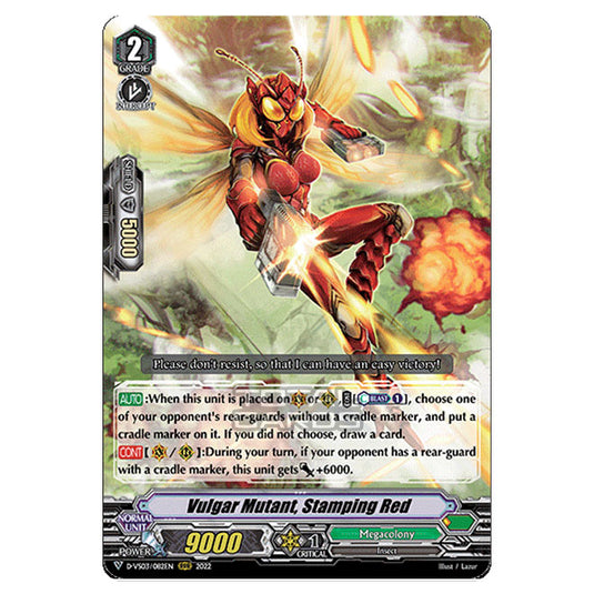 Cardfight!! Vanguard - D-VS03 - Clan Collection Vol.3 - Vulgar Mutant, Stamping Red (RRR) D-VS03/082