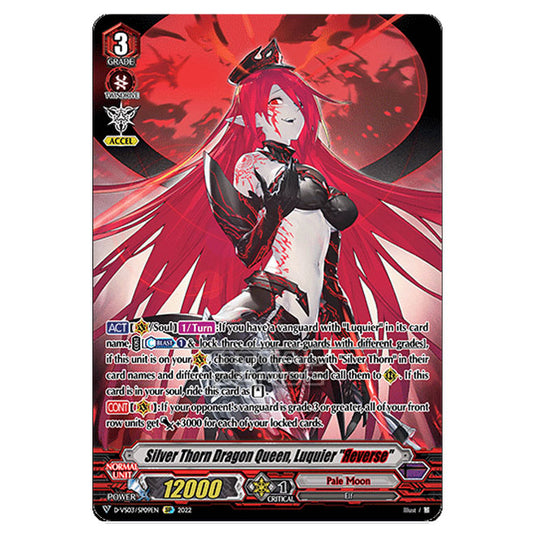 Cardfight!! Vanguard - D-VS03 - Clan Collection Vol.3 - Silver Thorn Dragon Queen, Luquier "Reverse" (SP) D-VS03/SP09EN