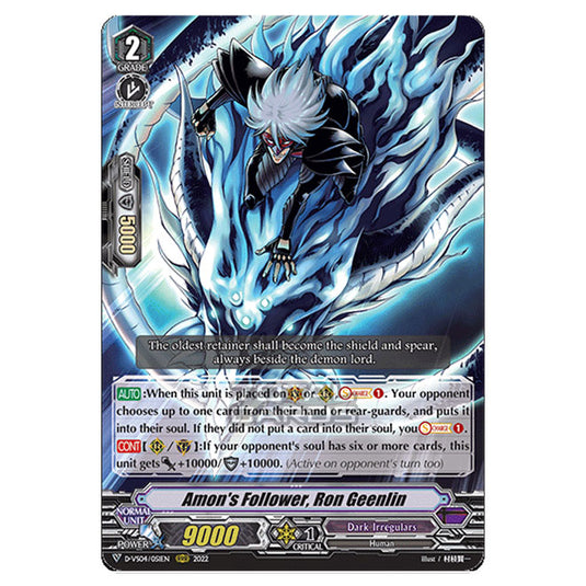 Cardfight!! Vanguard - D-VS04 - Clan Collection Vol.4 - Amon's Follower, Ron Geenlin (RRR) D-VS04/051