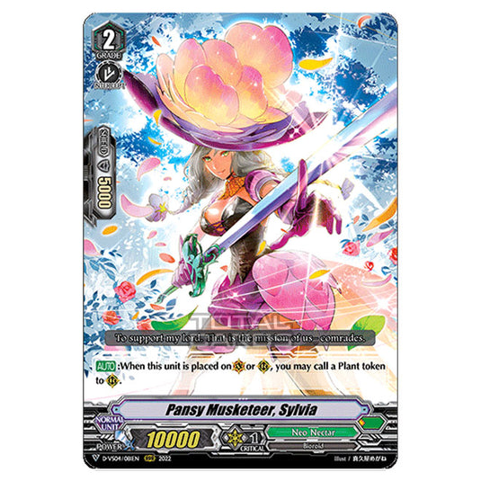 Cardfight!! Vanguard - D-VS04 - Clan Collection Vol.4 - Pansy Musketeer, Sylvia (RRR) D-VS04/081