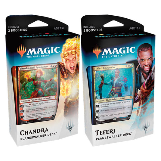 Magic The Gathering - Dominaria - Planeswalker Deck - Chandra & Teferi