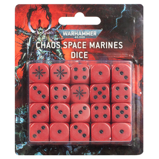 Warhammer 40,000 - Chaos Space Marines - Dice Set