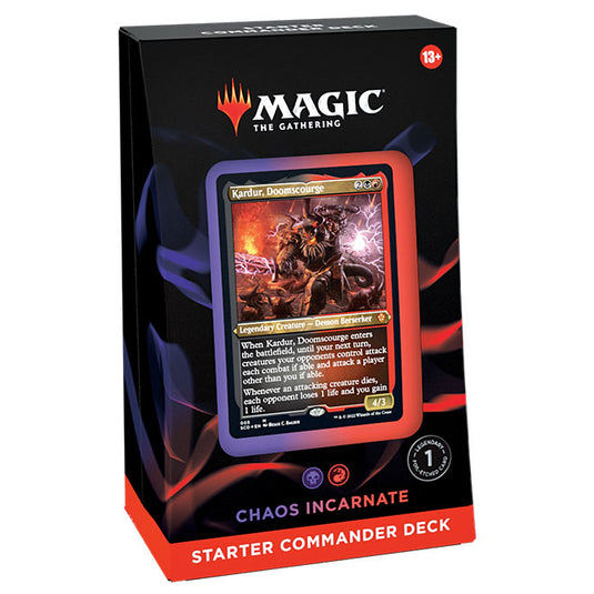 Magic the Gathering - Starter Commander Deck 2022 - Chaos Incarnate