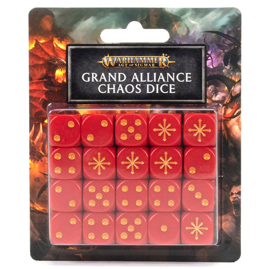 Warhammer Age of Sigmar - Grand Alliance Chaos - Dice Set