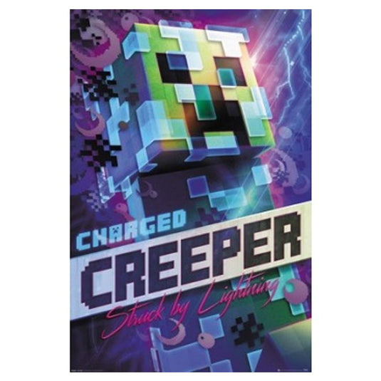 Minecraft Charged Creeper - Maxi Poster