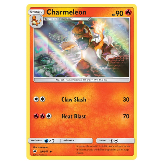 Pokemon - Charmeleon Promo 19/147 (Alternative Holo) Pokemon - Charmeleon Promo 19/147 (Alternative Holo)