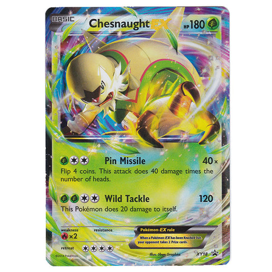 Pokemon - XY - XY Black Star Promos - Chesnaught EX - XY18