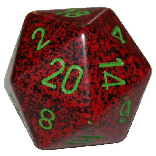 Chessex - Speckled 34mm - 20-Sided Dice - Strawberry