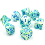 Chessex - Festive - Polyhedral 7-Die Set - Garden/blue