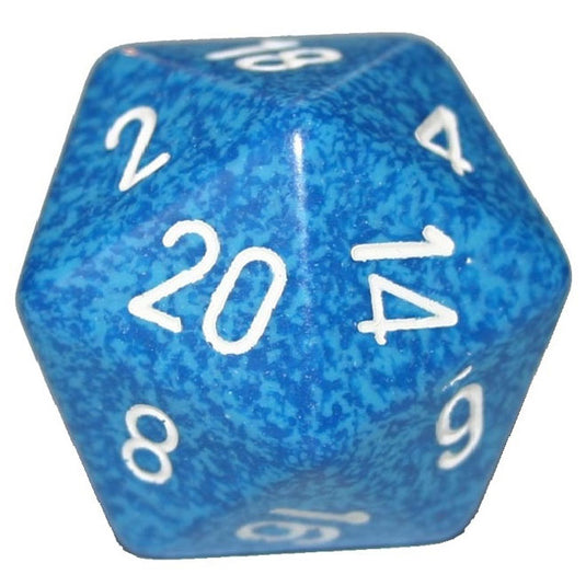 Chessex - Speckled 34mm - 20-Sided Dice - Water