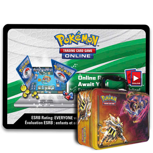 Pokemon - Sun & Moon - Collectors Chest Tin 2017 - Online Code Card