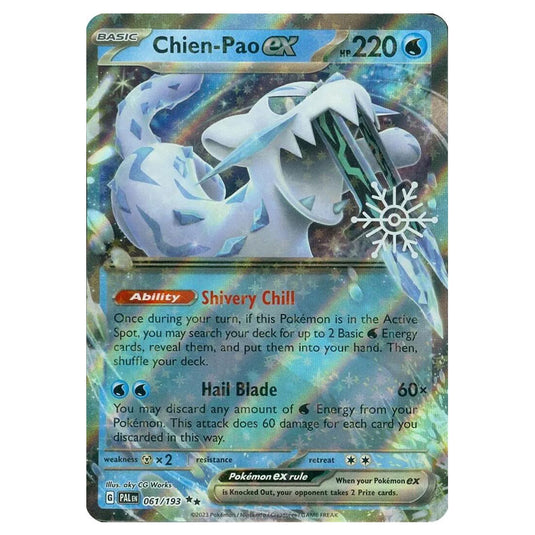 Pokemon - Scarlet & Violet - Paldea Evolved - Chien-Pao ex - 061/193 - Cosmos Holo