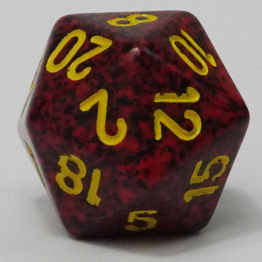 Chessex - Speckled 16mm D20 - Mercury