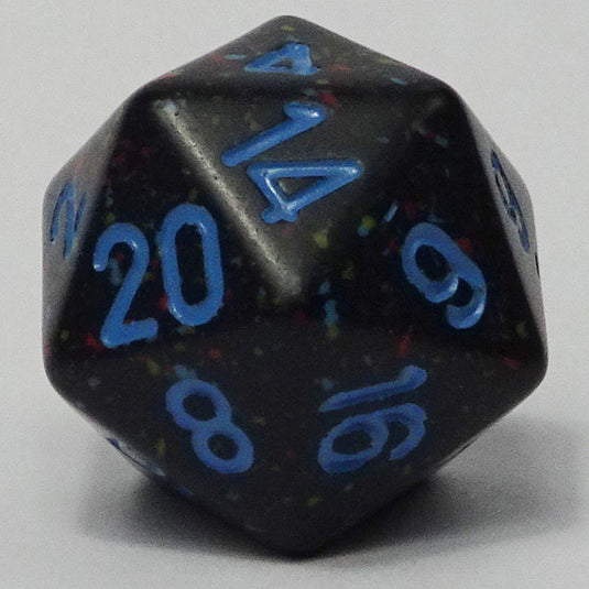 Chessex - Speckled 16mm D20 -  Blue Stars