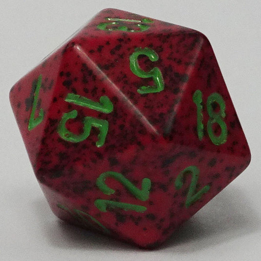 Chessex - Speckled 16mm D20 - Strawberry