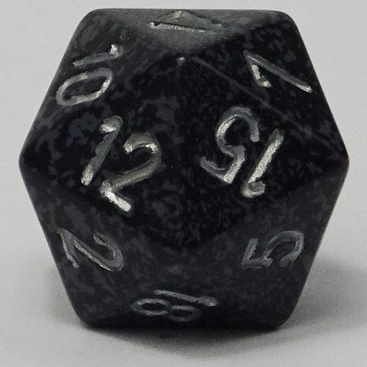 Chessex - Speckled 16mm D20- Ninja