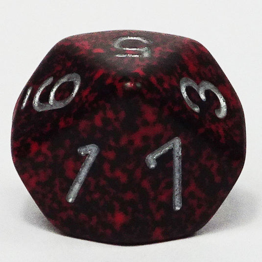 Chessex - Speckled 16mm D10 - Silver Volcano