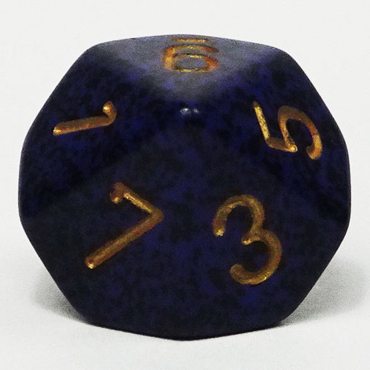 Chessex - Speckled 16mm D10 - Golden Cobalt