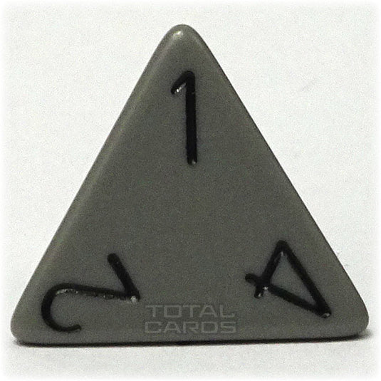 Chessex - Opaque 16mm D4 - Grey w/Black