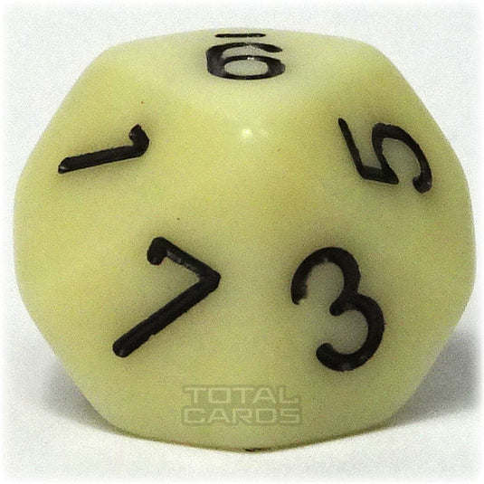 Chessex - Opaque 16mm D10 - Ivory w/Black