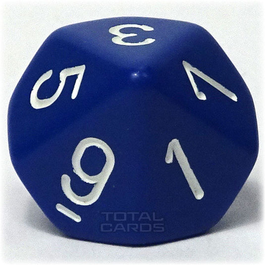 Chessex - Opaque 16mm D10 - Blue w/White