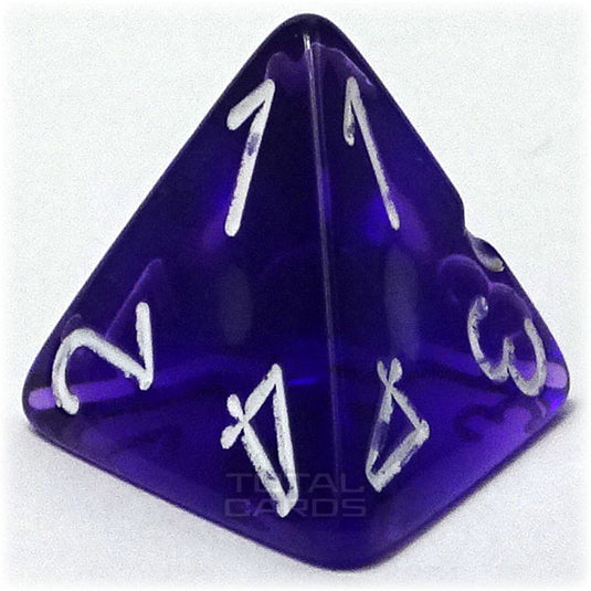 Chessex - Translucent 16mm D4 - Purple w/White