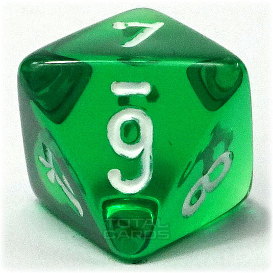 Chessex - Translucent 16mm D8 - Green w/White