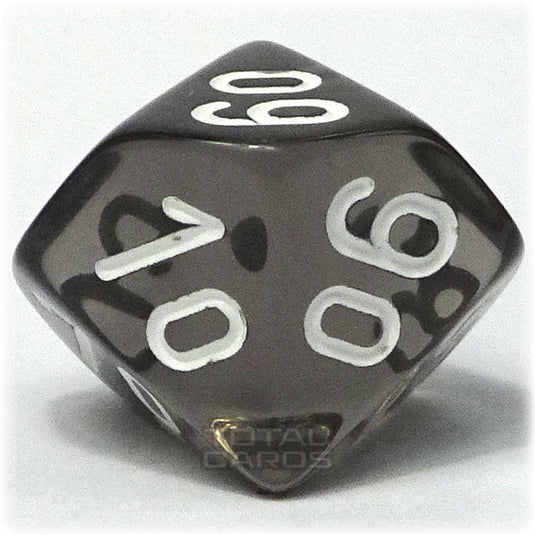 Chessex - Translucent 16mm D10/100 - Smoke w/White