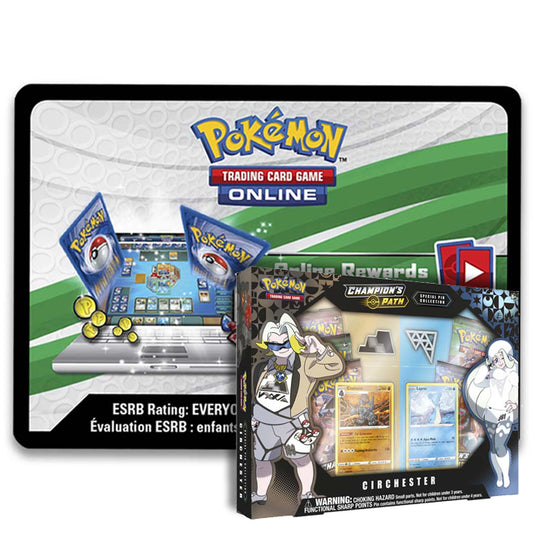 Pokemon - Circhester Gym Pin Collection - Online Code Card