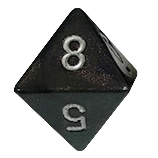 Chessex - Signature 16mm D8 - Borealis - Smoke with Silver