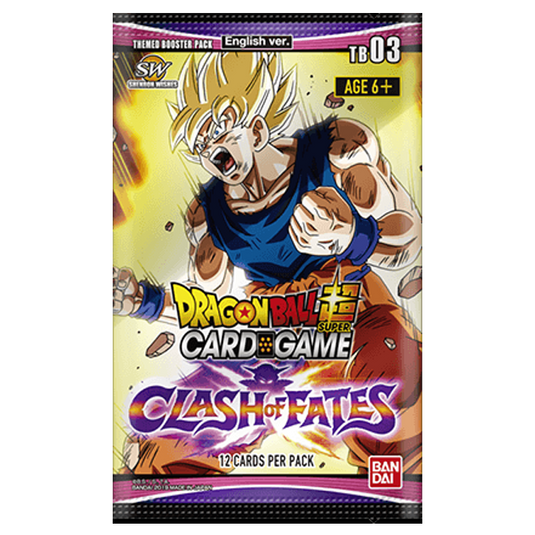 Dragon Ball Super Card Game - TB03 Clash Of Fates - Themed Booster Pack