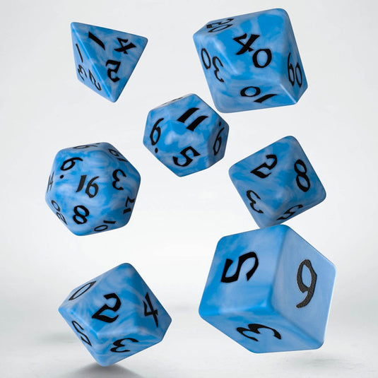 Classic Runic Glacier & Black Dice Set 7