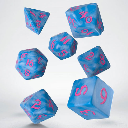 Classic Runic Glacier & Pink Dice Set