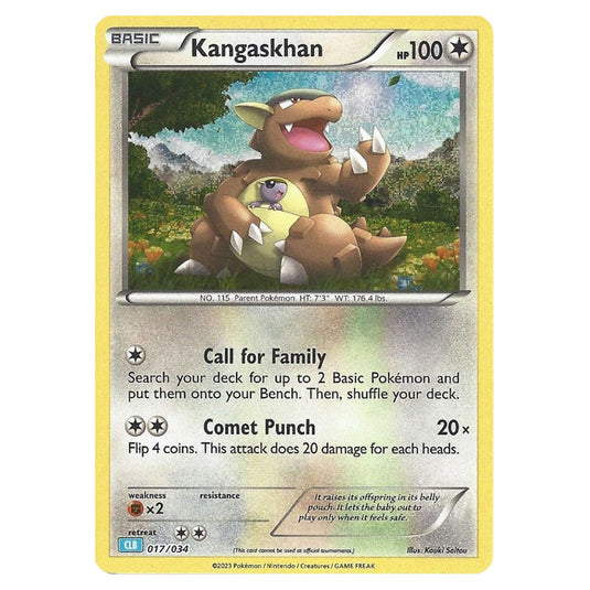 Pokemon - TCG Classic  - Kangaskhan  -  CLB 017/034