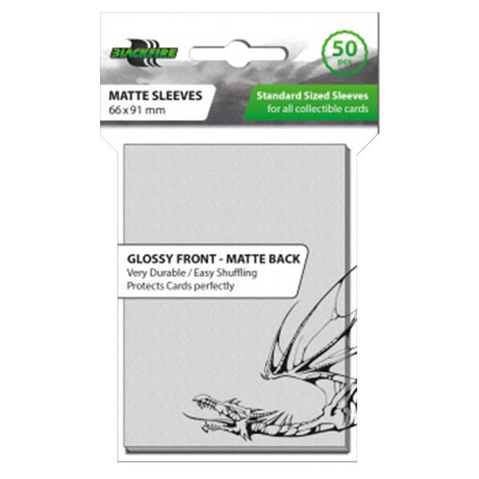 Blackfire - Standard Matte Sleeves - Clear (50 Sleeves)