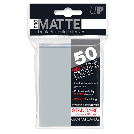 Ultra Pro - Standard Sleeves - Pro-Matte - Clear (50 Sleeves)