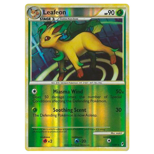 Pokemon - Call of Legends - (Reverse Holo) - Leafeon 13/95