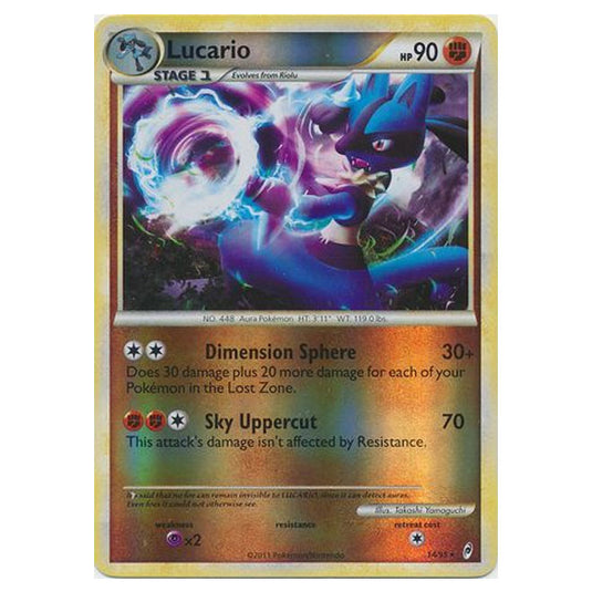 Pokemon - Call of Legends - (Reverse Holo) - Lucario 14/95